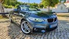 Cinzento Usado 2015 BMW 220 M Sport Cabrios | € 24.000 (Preço justo)