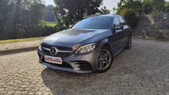 Cinza Usado 2018 Mercedes C220 AMG line Carrinha | € 25.500 (Preço justo)