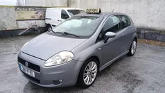 Cinza Usado 2008 Fiat Grande Punto Sport Citadino | € 5.750 (Preço justo)