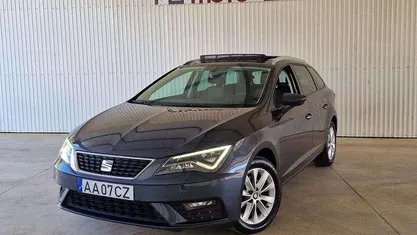 Usado Seat Leon ST 115 HP (84 kW) 2020 Cinzento Carrinha