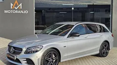 Cinza Usado 2021 Mercedes C300 AMG line Carrinha | € 34.500 (Preço justo)