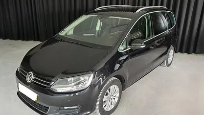 Preto Usado 2017 VW Sharan Trendline Monovolume | € 22.990 (Preço justo)