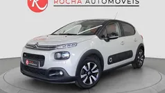 Cinza Usado 2017 Citroën C3 PureTech Citadino | € 10.490 (Preço justo)