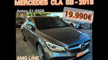 Usado Mercedes CLA180 Shooting Brake 109 HP (80 kW) 2018 Cinzento Carrinha