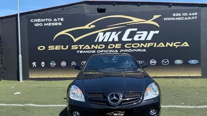 Preto Usado 2008 Mercedes SLK200 Cabrios | € 16.980 (Preço justo)