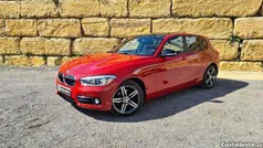 Vermelho Usado 2017 BMW 118 Sport Line Citadino | € 20.750 (Preço justo)