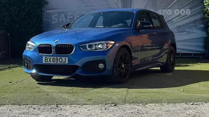 Azul Usado 2017 BMW 120 M Performance Citadino | € 19.500 (Preço justo)