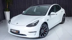 Branco Usado 2021 Tesla Model 3 Performance Sedan | € 33.800 (Preço justo)
