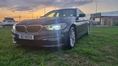 Cinza Usado 2017 BMW 520 Luxury Line Carrinha | € 23.990 (Preço justo)