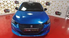 Azul Usado 2021 Peugeot e-208 GT Citadino | € 19.999 (Preço justo)