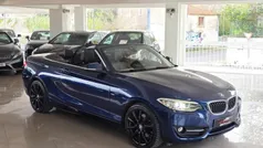 Azul Usado 2014 BMW 220 Sport Line Cabrios | € 21.950 (Preço justo)