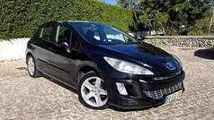 Preto Usado 2007 Peugeot 308 Citadino | € 5.500 (Preço justo)