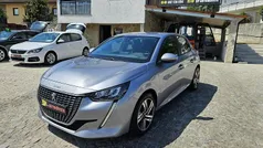 Cinza Usado 2020 Peugeot 208 Active Citadino | € 12.500 (Bom preço)