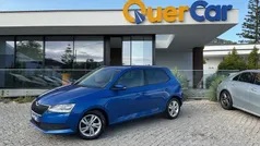 Azul Usado 2021 Skoda Fabia Ambition | € 12.490 (Preço justo)