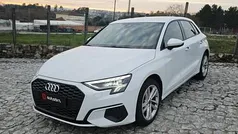 Branco Usado 2022 Audi A3 Sportback Advanced Citadino | € 23.990 (Preço justo)