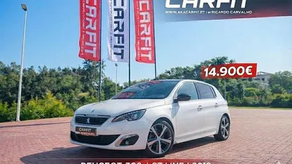 Branco Usado 2018 Peugeot 308 GT-line Sedan | € 14.900 (Preço justo)