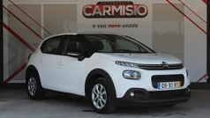 Branco Usado 2019 Citroën C3 Feel Citadino | € 9.900 (Bom preço)