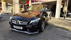 Preto Usado 2015 Mercedes C250 AMG line Sedan | € 26.750 (Preço justo)