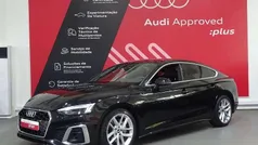 Preto metalizado Usado 2021 Audi A5 Sportback S-Line | € 39.990 (Preço justo)