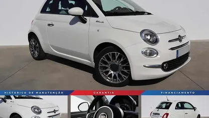 Branco Usado 2023 Fiat 500 Cabrios | € 11.999 (Preço justo)