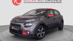 Cinza Usado 2019 Citroën C3 PureTech Citadino | € 10.890 (Preço justo)