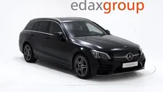 Preto Usado 2019 Mercedes C220 AMG line Carrinha | € 24.490 (Preço justo)