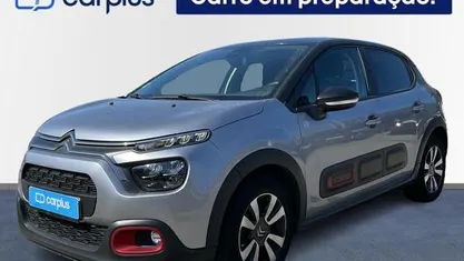 Cinzento Usado 2021 Citroën C3 PureTech Citadino | € 13.900 (Preço justo)