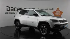 Branco Usado 2022 Jeep Compass Trailhawk SUV | € 25.899 (Preço justo)