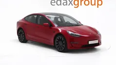 Vermelho Usado 2022 Tesla Model 3 Long Range Sedan | € 31.990 (Bom preço)