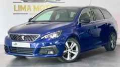 Azul Usado 2019 Peugeot 308 GT-line Carrinha | € 17.950 (Preço justo)
