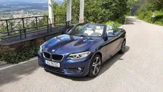 Azul Usado 2015 BMW 220 Cabrios | € 15.900 (Super Preço)