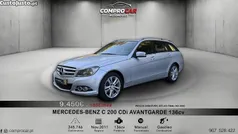Cinza Usado 2014 Mercedes C200 Avantgarde Carrinha | € 9.450 (Super Preço)