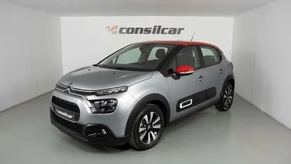 Cinza Usado 2021 Citroën C3 PureTech Citadino | € 12.980 (Preço justo)