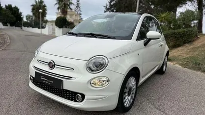 Branco Usado 2018 Fiat 500 Lounge Citadino | € 9.999 (Bom preço)