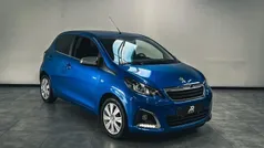 Azul Usado 2021 Peugeot 108 Style Citadino | € 9.500 (Bom preço)