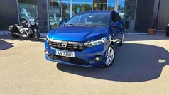 Azul Usado 2021 Dacia Sandero Citadino | € 14.490 (Preço justo)