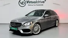 Cinza Usado 2017 Mercedes C300e AMG line Sedan | € 23.950 (Preço justo)
