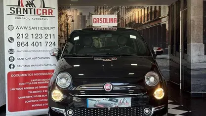 Usado Fiat 500 70 HP (51 kW) 2020 Preto Citadino