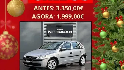 Cinzento Usado 2002 Opel Corsa Citadino | € 1.999 (Preço justo)