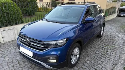 Azul Usado 2022 VW T-Cross SUV | € 16.500 (Preço justo)