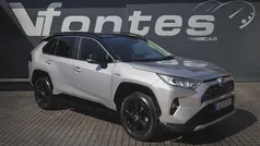 Cinza Usado 2021 Toyota RAV4 Hybrid SUV | € 35.980 (Preço justo)