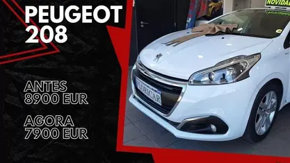 Usado 2017 Peugeot 208 Style Citadino | € 7.900 (Preço justo)