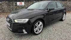 Preto Usado 2017 Audi A3 Sportback S-Line Citadino | € 17.950 (Preço justo)