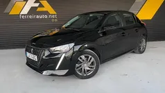 Preto Usado 2021 Peugeot 208 Active Citadino | € 13.900 (Preço justo)