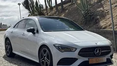 Branco Usado 2021 Mercedes CLA200 AMG line Sedan | € 35.850 (Preço justo)