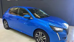 Azul Usado 2021 Peugeot 208 Citadino | € 15.400 (Bom preço)