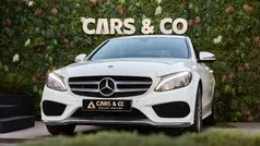 Branco Usado 2017 Mercedes C180 AMG line Sedan | € 24.900 (Caro)