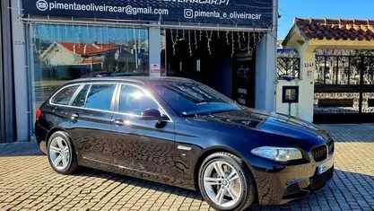 Preto Usado 2015 BMW 530 Sport Line Carrinha | € 24.500 (Bom preço)