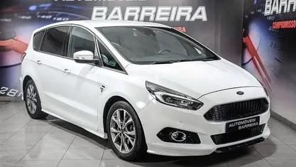 Branco Usado 2018 Ford S-MAX ST-Line Monovolume | € 23.900 (Preço justo)