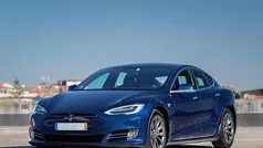 Azul Usado 2017 Tesla Model S Sedan | € 27.500 (Preço justo)
